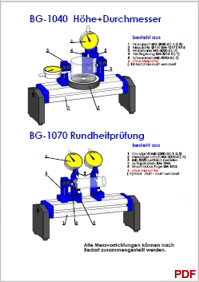 BG-1040 - Hhe+Durchmesser 1070 Rundheitprfung Katalog B