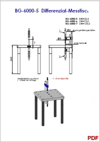 BG-6000-5 Differenzial-Messtisch B Katalog
