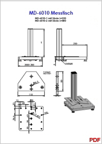 MD - 6010 Messtisch Katalog B