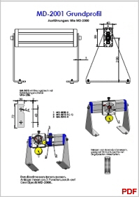 MD-2001-0 Grundprofil Katalog B