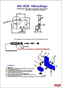 MD-4020 Hilfsaulage Katalog B