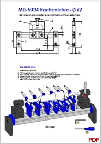 MD-5034  Rachenlehre 62 Katalog B