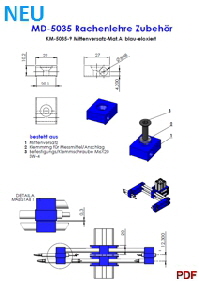 MD-5035 Rachenlehre Zubehr