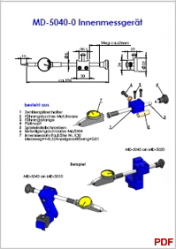 MD-5040 Innenmessgert Katalog B